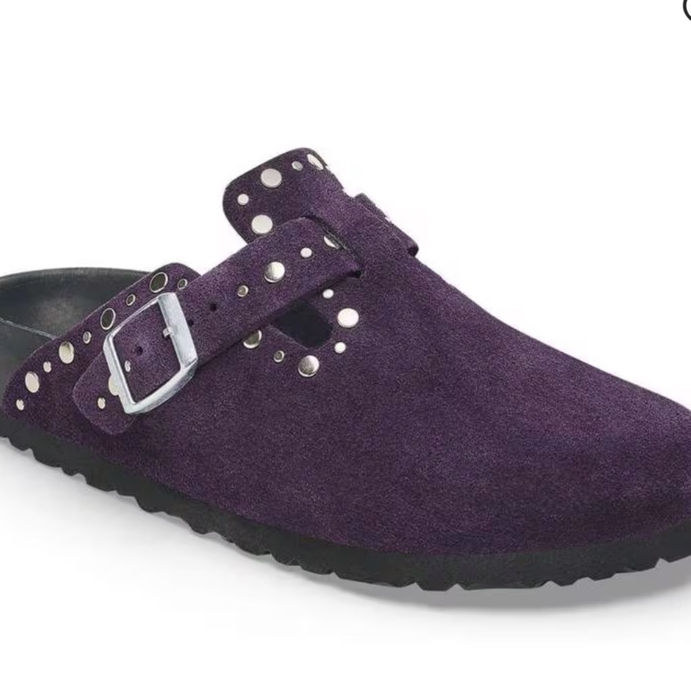 Birkenstock Boston Rivets Açaí  9/40 Narrow New In Box